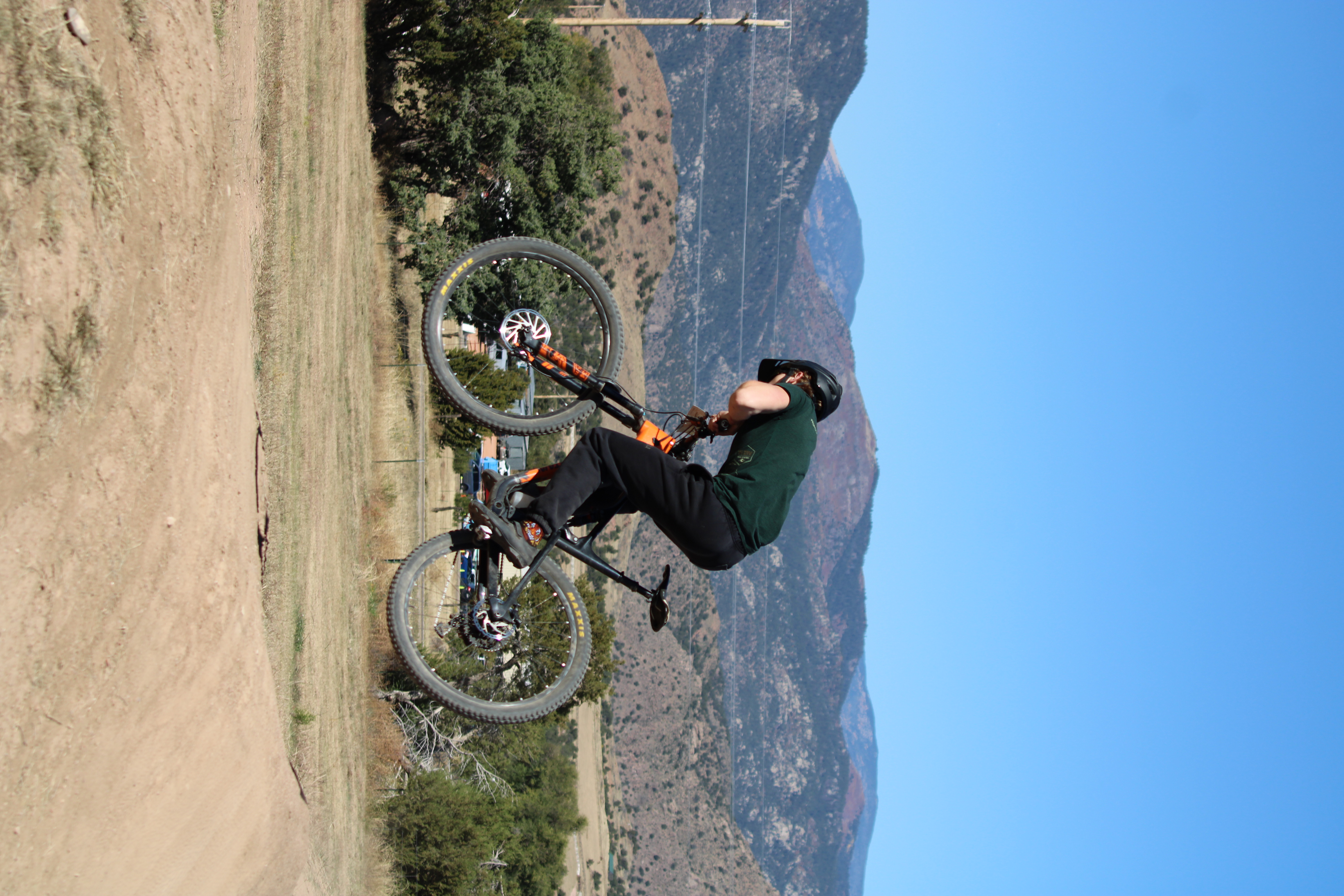 High-country singletrack during golden hour